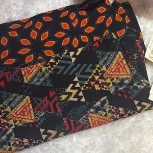 LuLaRoe Colorful Geometric Skirt Set